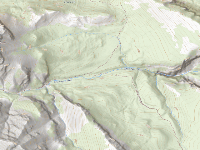 USGS topographic map of Muddy Creek 002
