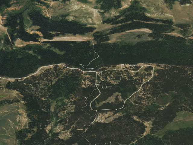 Aerial image of Muddy Mountain Environmental Education Area