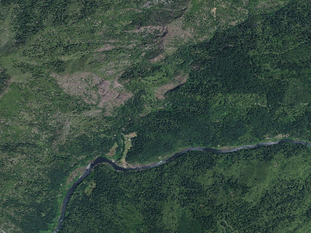 Aerial image of Mule Creek Trail