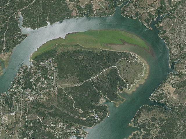 Aerial image of Muleshoe Bend Dispersed Camping