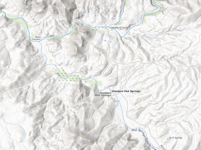 USGS topographic map of Muleshoe Ranch
