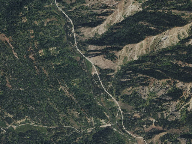Aerial image of Murphy Creek Campground