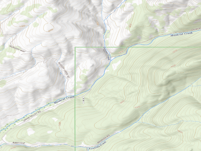 USGS topographic map of Muskrat Trhd Rd441-17