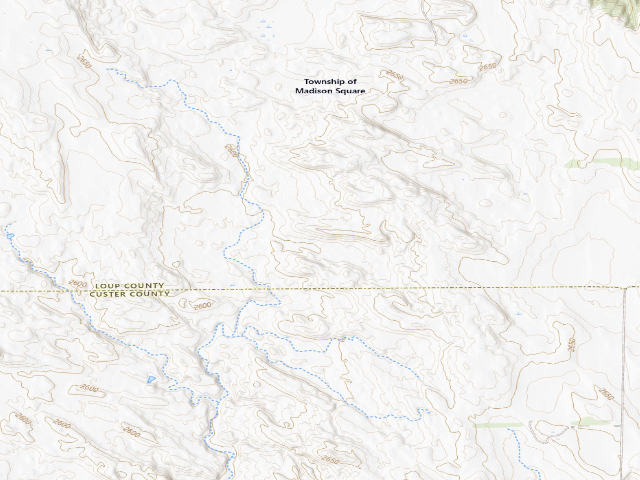 USGS topographic map of Myrtle E. Hall WMA