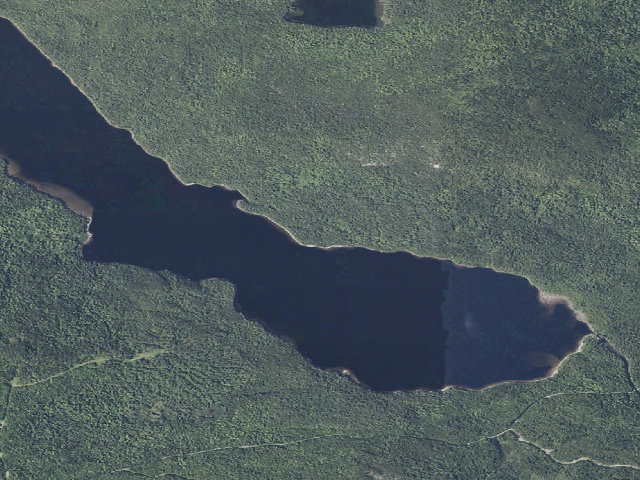 Aerial image of Nahmakanta Lake - East Beach (Nahmakanta Public Land)