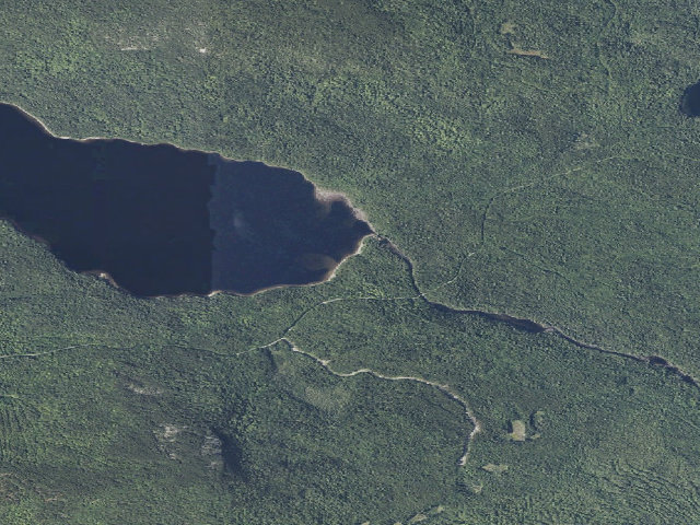 Aerial image of Nahmakanta Lake - South End (Nahmakanta Public Land)