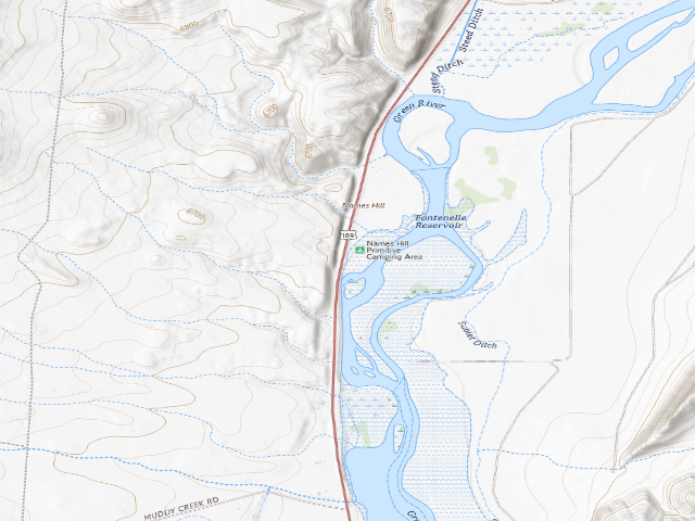 USGS topographic map of Names Hill