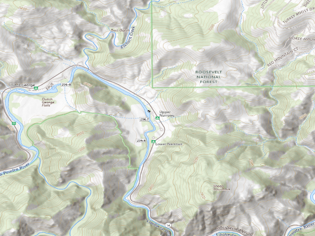 USGS topographic map of Narrows