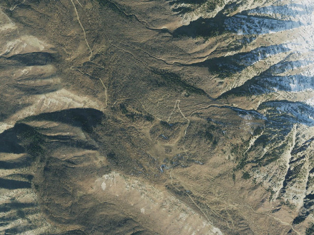 Aerial image of National Guard Dispersed Area