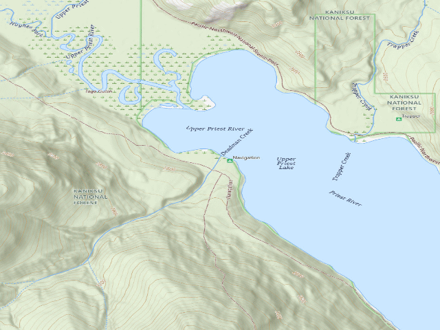 USGS topographic map of Navigation Campground