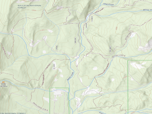 USGS topographic map of Ncrazy2
