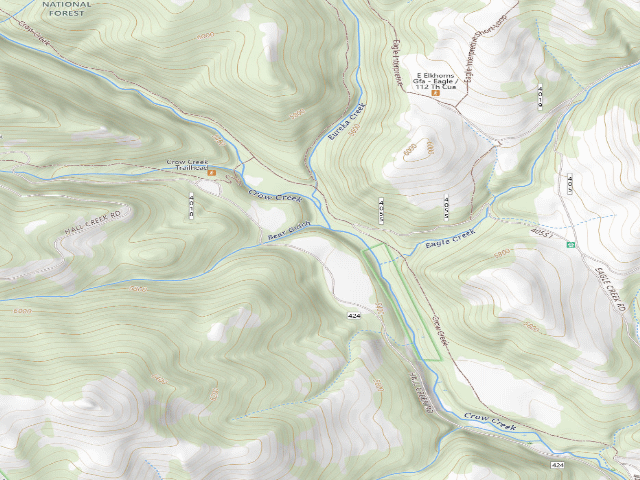 USGS topographic map of Ncrow01