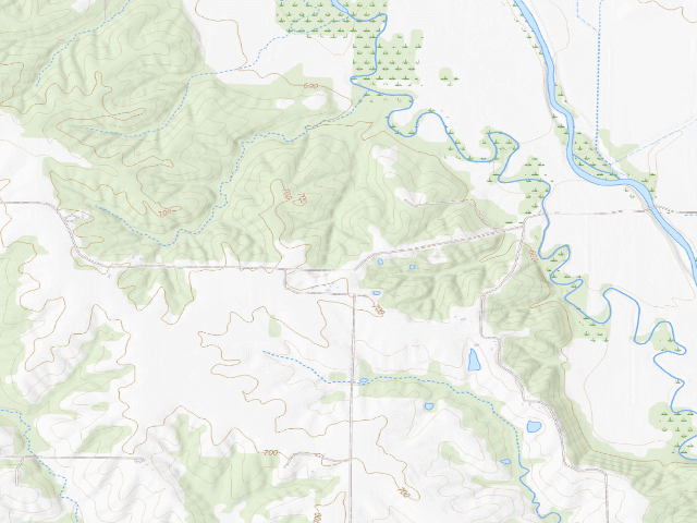 USGS topographic map of Neeper Conservation Area