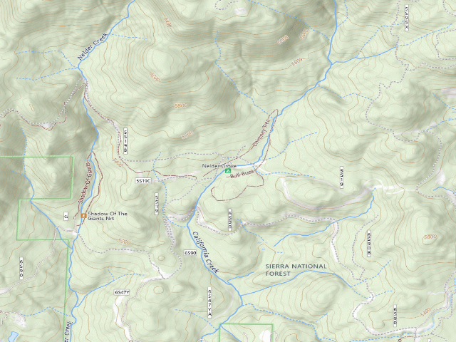 USGS topographic map of Nelder Grove