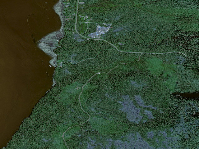 Aerial image of Nemo Campsite