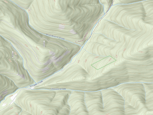 USGS topographic map of Nevada Cr Next To Admin