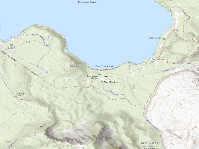 USGS topographic map of Newberry Group