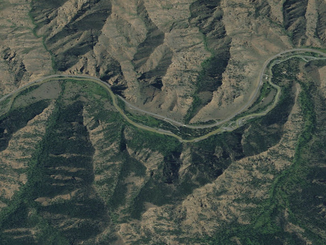 Aerial image of Newton Creek