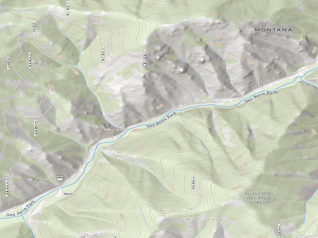 USGS topographic map of Nez Perce-001