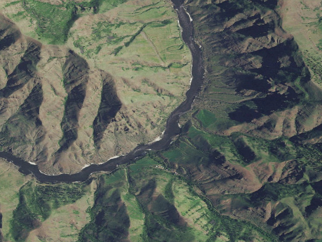 Aerial image of Nez Perce National Historic Trail