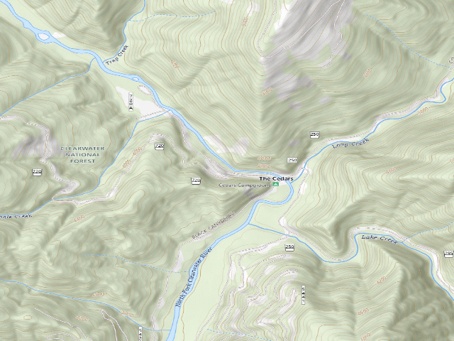 USGS topographic map of Nf720Ard-001