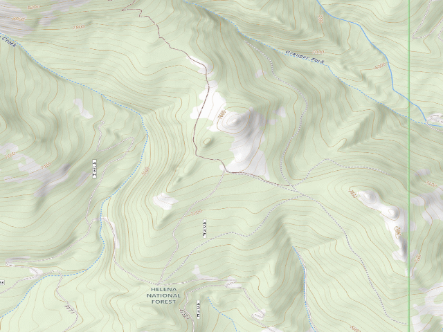 USGS topographic map of Nforkdeep Rd 423F1 008
