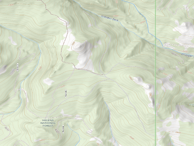 USGS topographic map of Nforkdeep Rd 423F1 009