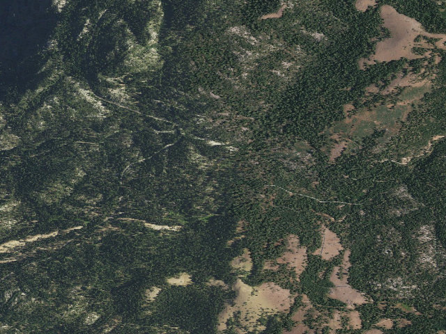 Aerial image of Niagra Creek