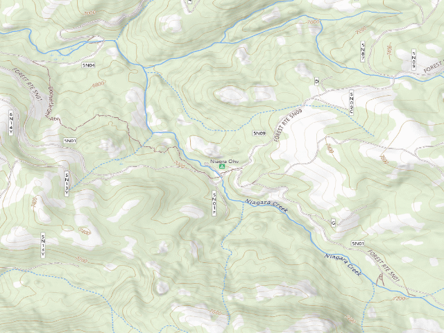 USGS topographic map of Niagra Ohv