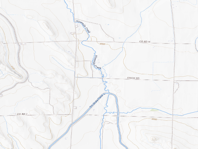 USGS topographic map of Nine Mile Creek WMA