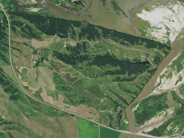 Aerial image of Niobrara SP