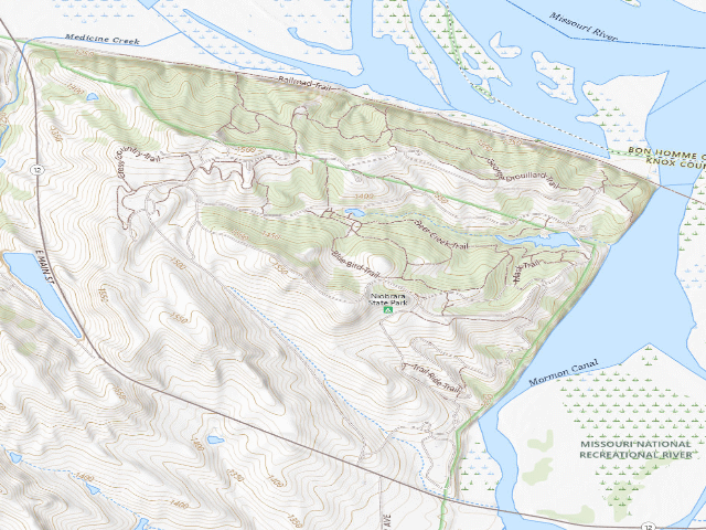 USGS topographic map of Niobrara SP