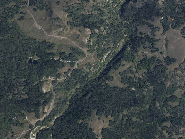 Aerial image of Niotche Creek Trailhead