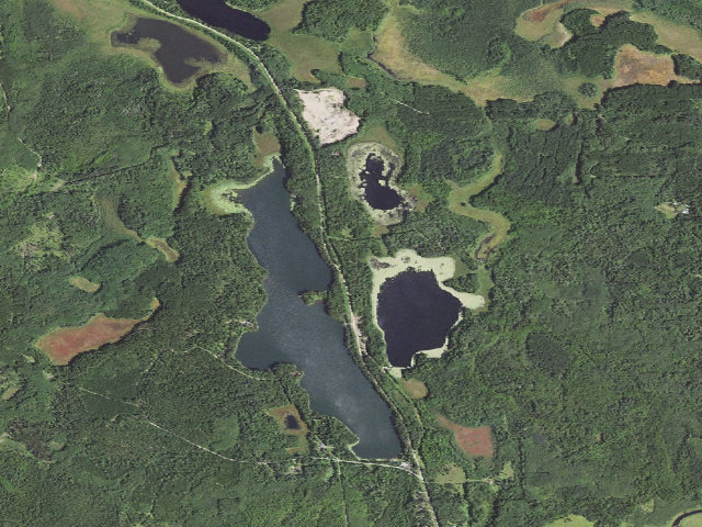 Aerial image of Noma Lake