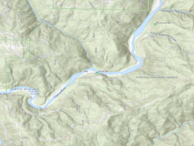 USGS topographic map of Nook Bar