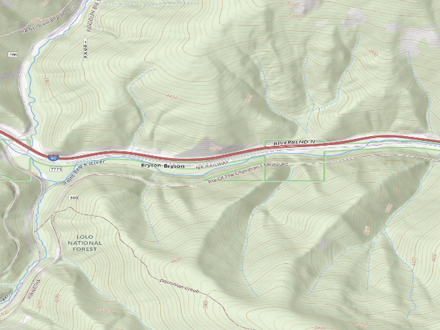 USGS topographic map of Nor Pac 4