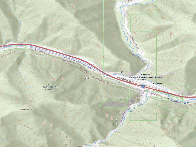 USGS topographic map of Nor Pac 5