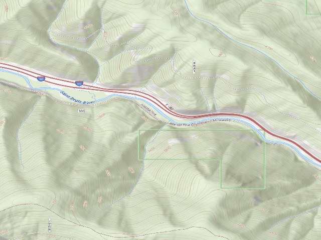 USGS topographic map of Nor Pac 7