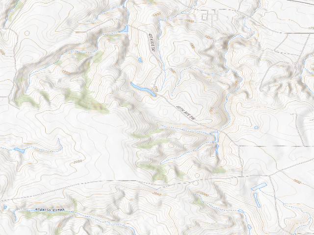 USGS topographic map of Norman and Lucille Schaefer WMA (Mercer County)