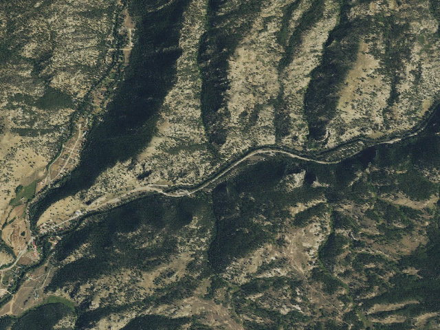 Aerial image of North Bank Campground