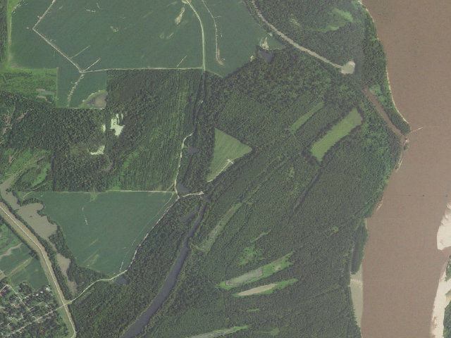 Aerial image of North Camping Area #1