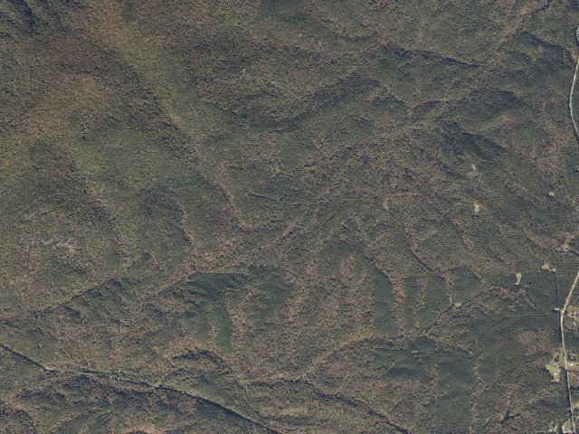 Aerial image of North Dugger Trail Shelter Site