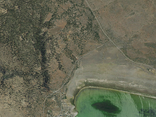 Aerial image of North Eagle Lake Campground