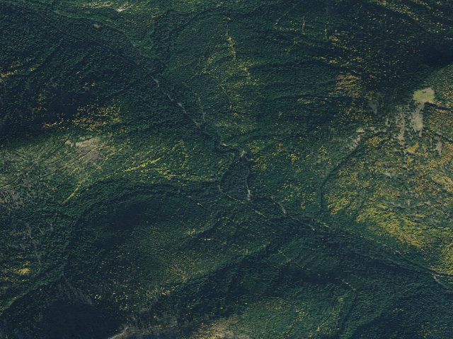 Aerial image of North Fork Callahan