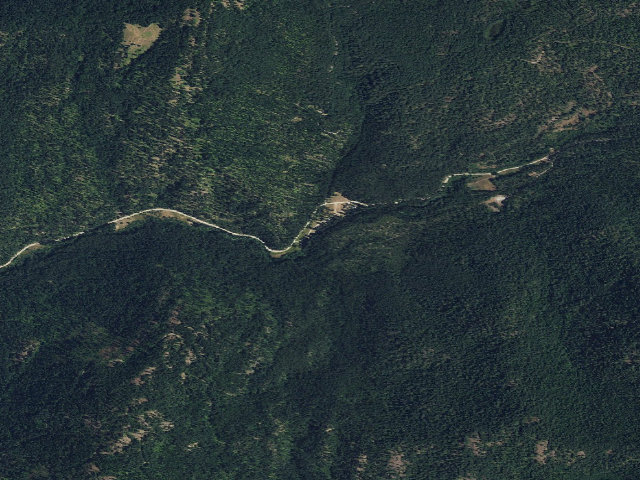 Aerial image of North Fork Chewelah