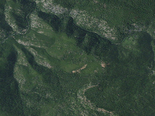 Aerial image of North Fork John Day Campground & Trailhead