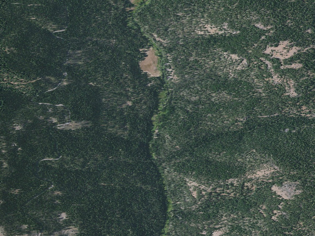 Aerial image of North Fork Malheur