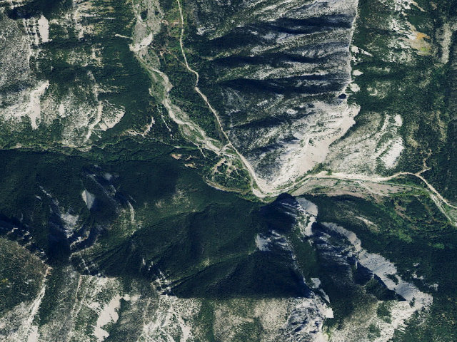 Aerial image of North Fork Teton Road 8982 04