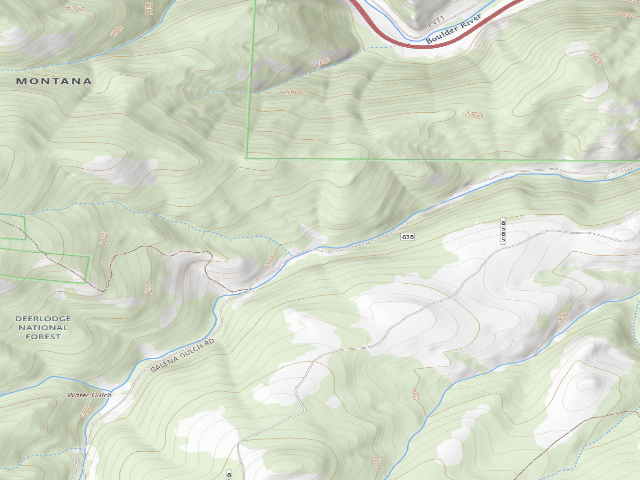 USGS topographic map of North Galena Rd-018