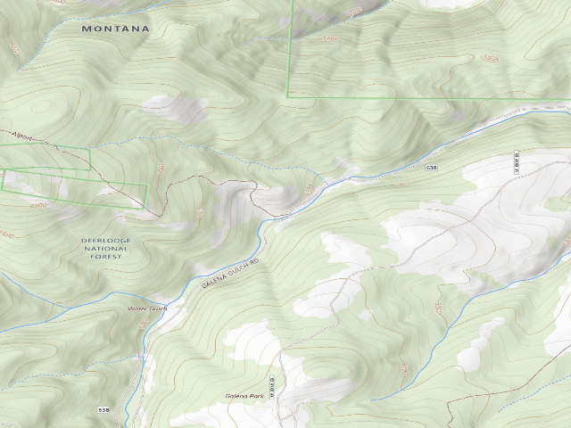 USGS topographic map of North Galena Rd-019